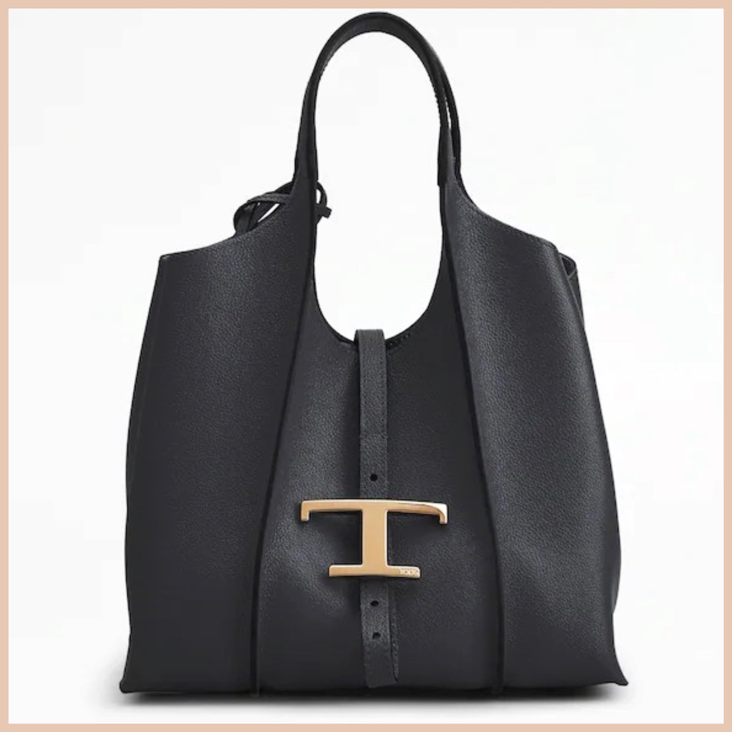 関税込トッズ Tタイムレス レザー ショッピング バッグ ミニ