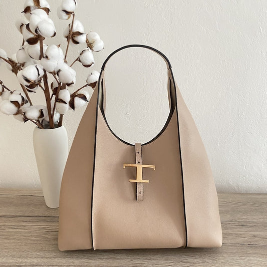 期間限定セール TOD'S T タイムレス レザー ホーボー バッグ