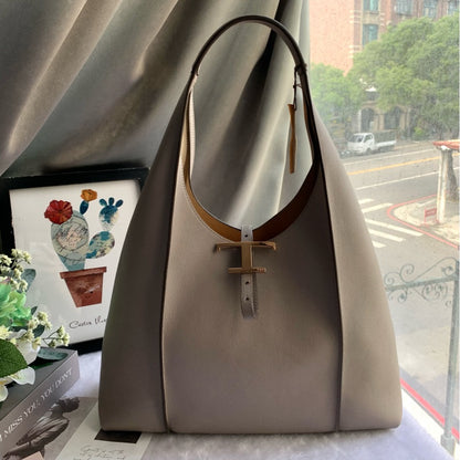 期間限定セール TOD'S T タイムレス レザー ホーボー バッグ