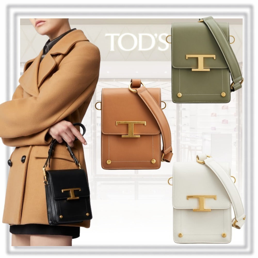 送料込直営店*TOD`S*T タイムレス ショルダーバッグ マイクロ