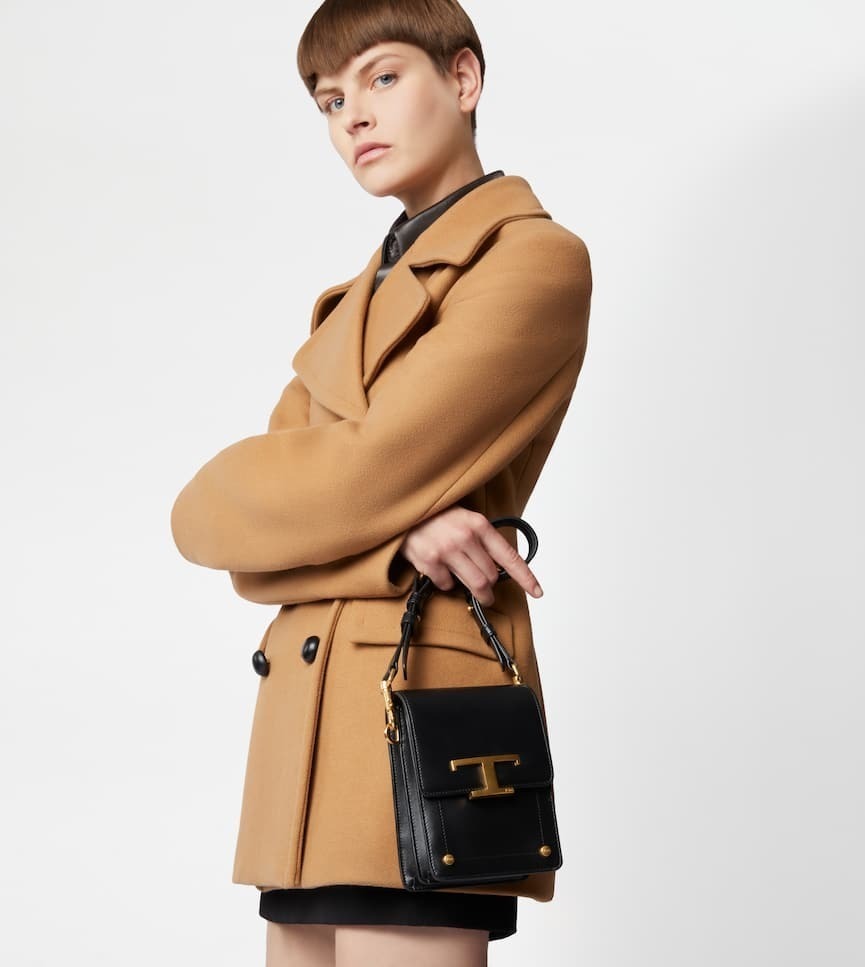 送料込直営店*TOD`S*T タイムレス ショルダーバッグ マイクロ