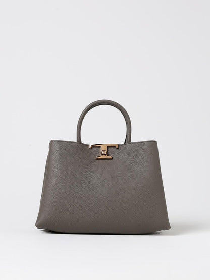 関送込 TOD'S T レス レザー ショッピング バッグ スモール