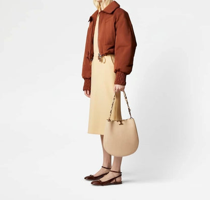 TOD´S T タイムレス レザー ショルダー バッグ スモール