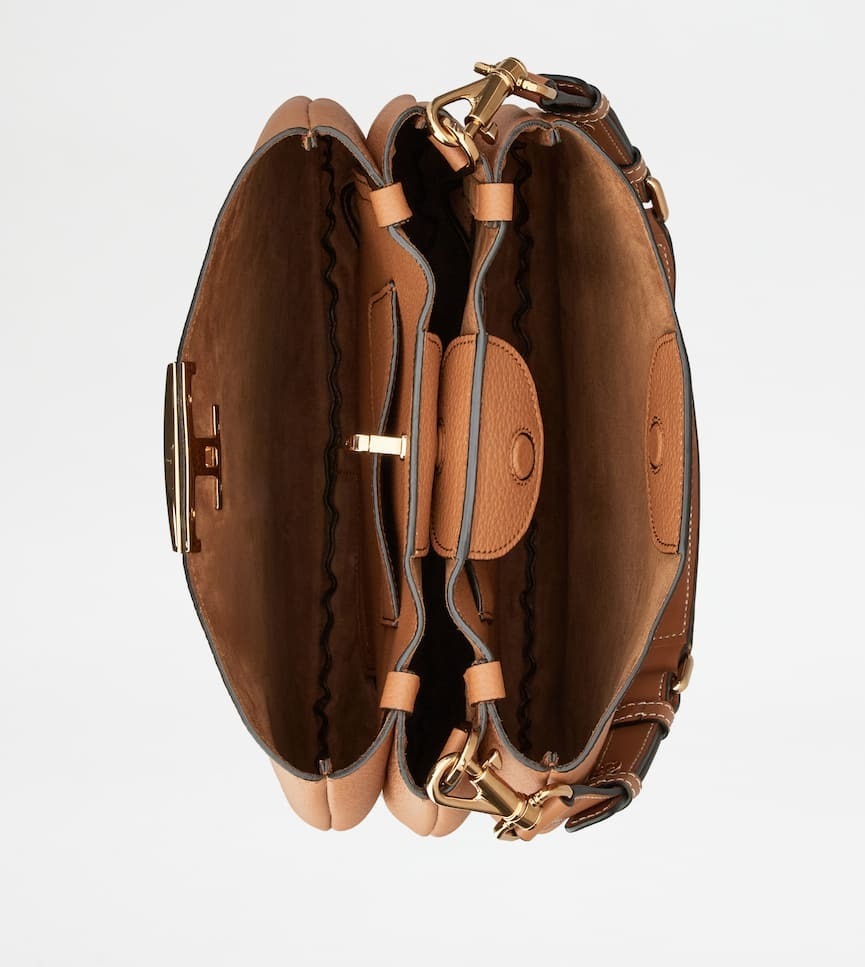 TOD´S T タイムレス レザー ショルダー バッグ スモール