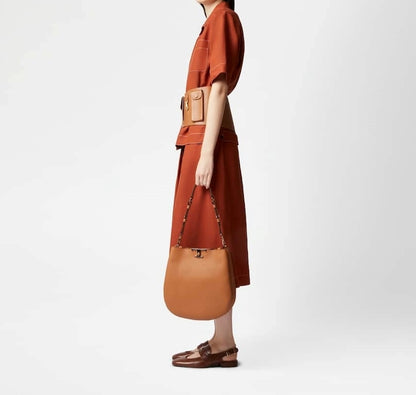 TOD´S T タイムレス レザー ショルダー バッグ スモール