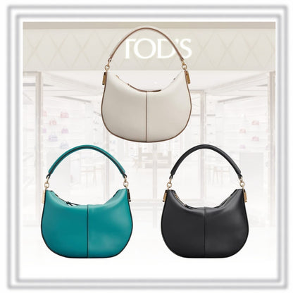直営店 TOD`S トッズ T ケース ミニ レザー ホーボー バッグ