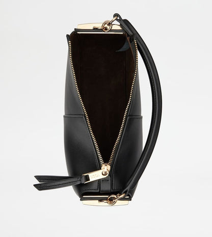 直営店 TOD`S トッズ T ケース ミニ レザー ホーボー バッグ