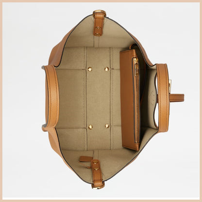 関税込トッズ Tタイムレス レザー ショッピング バッグ ミニ