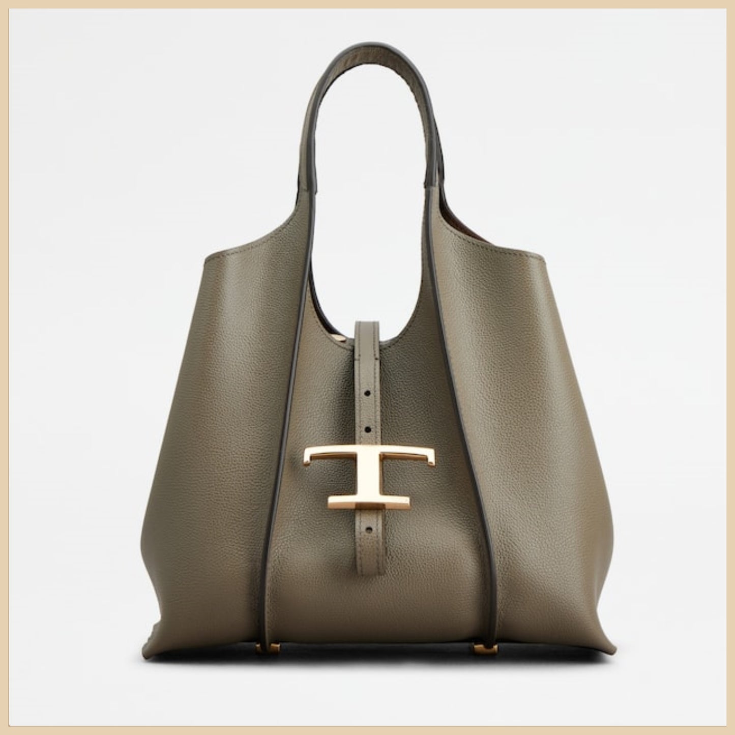 関税込トッズ Tタイムレス レザー ショッピング バッグ ミニ