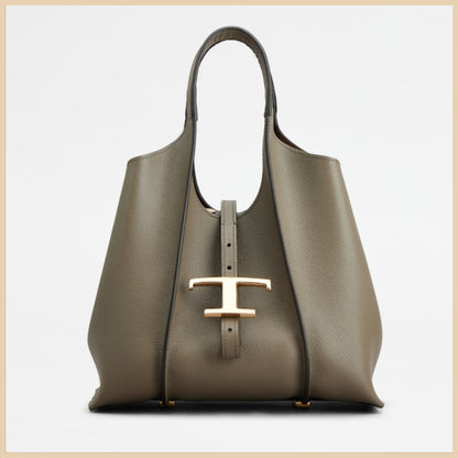 関税込トッズ Tタイムレス レザー ショッピング バッグ ミニ