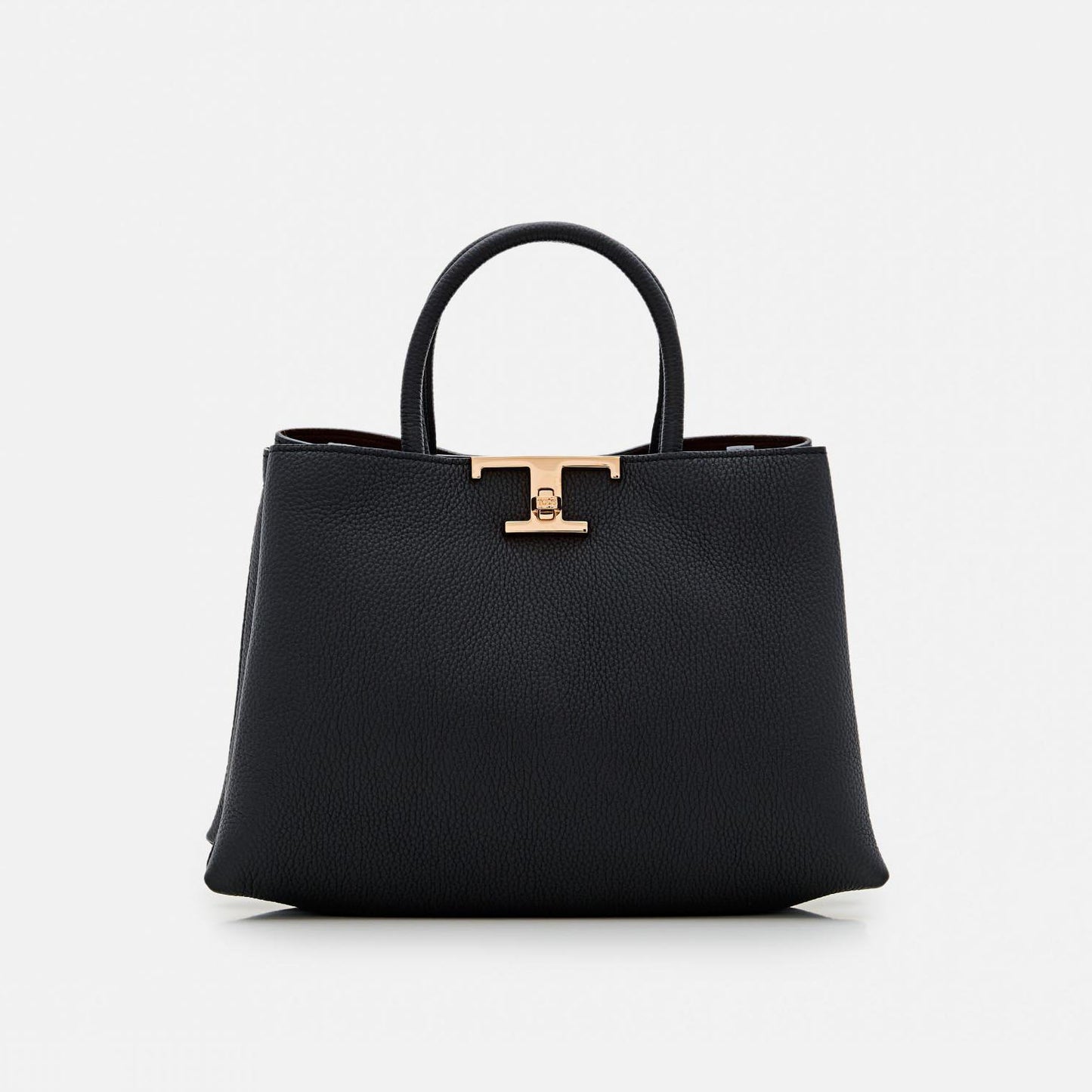 関送込 TOD'S T レス レザー ショッピング バッグ スモール