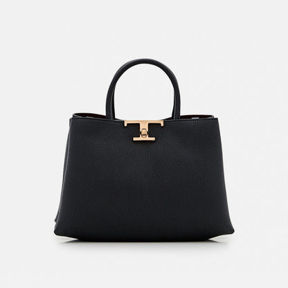 関送込 TOD'S T レス レザー ショッピング バッグ スモール