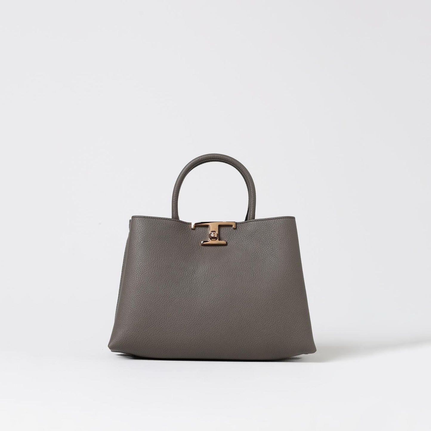 関送込 TOD'S T レス レザー ショッピング バッグ スモール