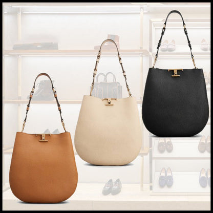 TOD´S T タイムレス レザー ショルダー バッグ スモール