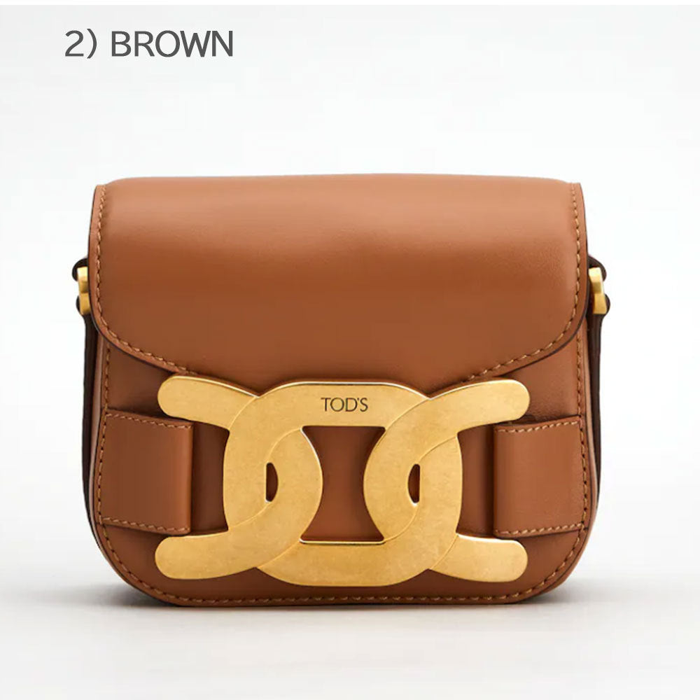 TOD'S LEATHER CROSSBODY BAG MINI ミニレザーバッグ 送料込