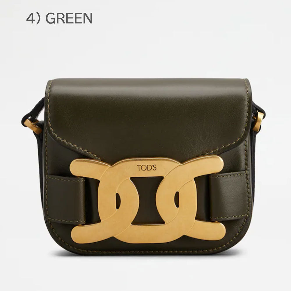 TOD'S LEATHER CROSSBODY BAG MINI ミニレザーバッグ 送料込