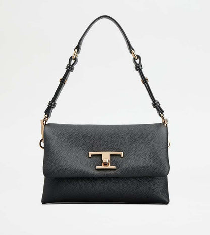 TOD´S トッズ Tタイムレス レザー フラップバッグ ミニ