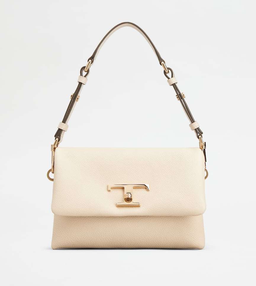 TOD´S トッズ Tタイムレス レザー フラップバッグ ミニ