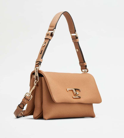 TOD´S トッズ Tタイムレス レザー フラップバッグ ミニ