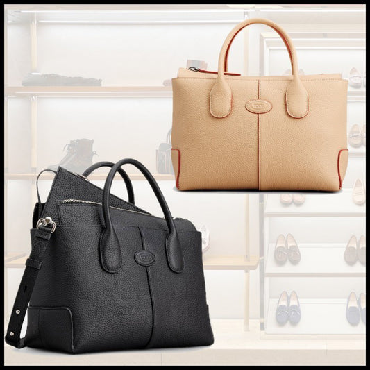 TOD´Sトッズ レザー ショッピングバッグ スモール